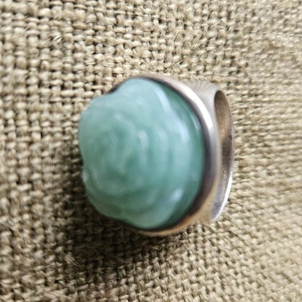 Kenneth Cole Sterling Silver Chrysoprase Ring - Picture 3 of 12